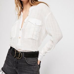 Free People Linen Top